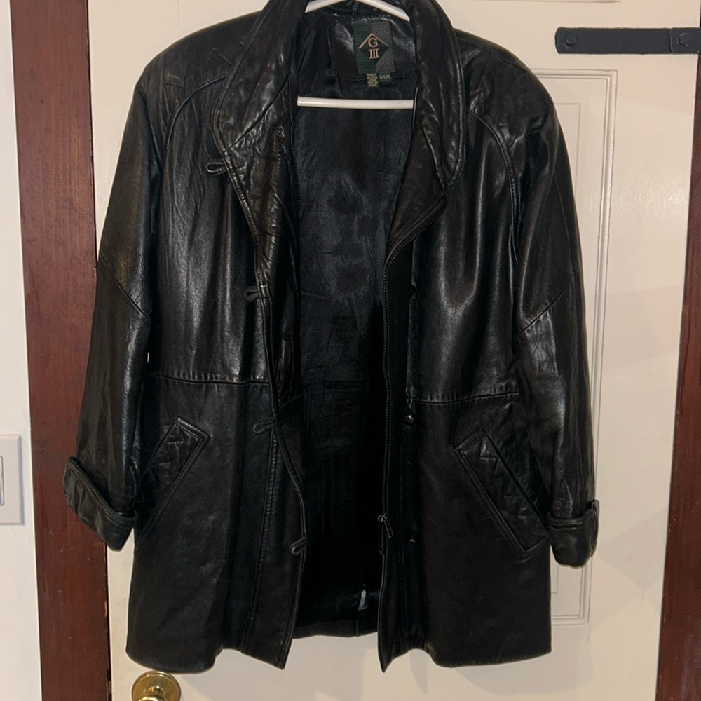 Genuine Leather Black Jacket
